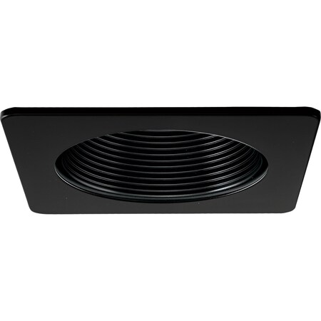 Elco Lighting 3 Square on Round Phenolic Baffle Trim" EL2393BB